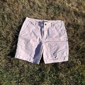 Men’s Pink Cotton Twill Shorts